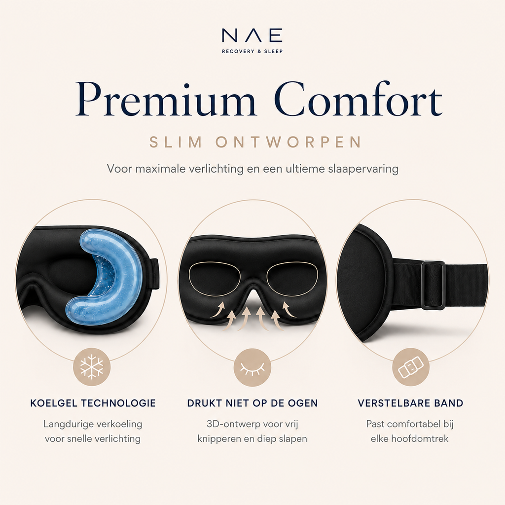 NAE Premium Comfort Slaapmasker